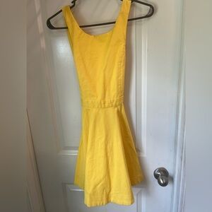 Polo by Ralph Lauren Yellow Sleeveless A-Line Sundress